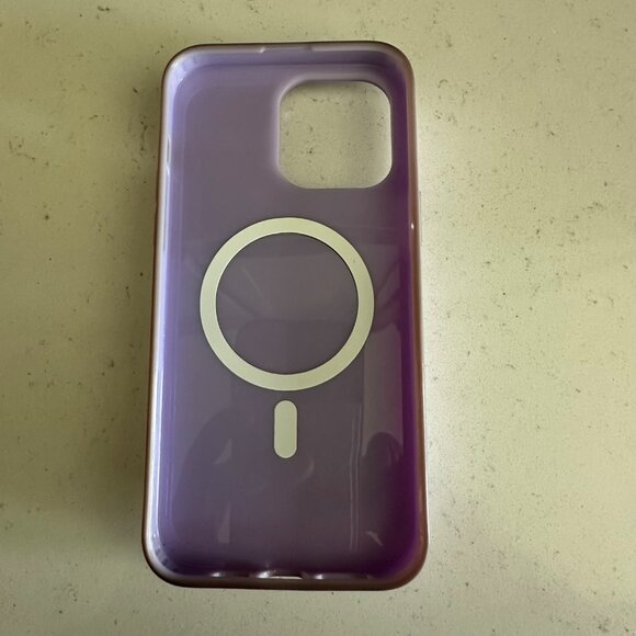 Velvet Caviar MagSafe-Compatible Purple Leopard iPhone Case With Card Holder